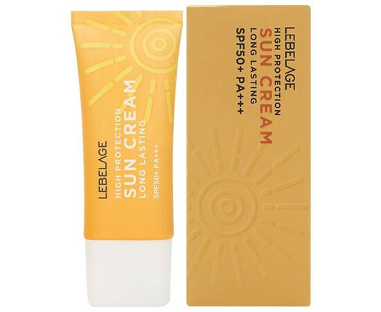 LEBELAGE High Protection Long Lasting Sun Cream (SPF50+PA+++) - Устойчивый солнцезащитный крем с высоким фактором защиты SPF50+PA+++ 30 мл, Объём: 30 мл