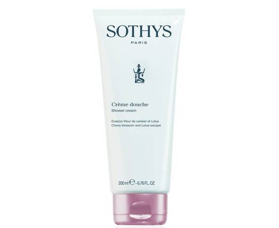 Sothys Shower Cream. Cherry Blossom And Lotus Escape - Крем-гель для душа с цветками вишни и лотоса 200 мл, Объём: 200 мл