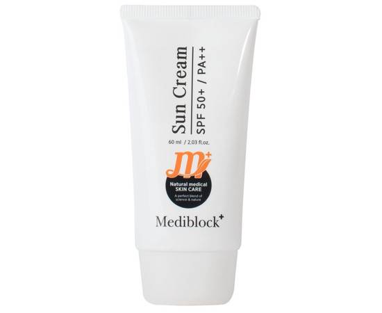 Mediblock+ Sun Cream SPF 50+ - Крем солнцезащитный SPF 50+ 60 мл, Объём: 60 мл