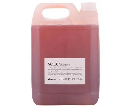 DAVINES SOLU Shampoo - Активно освежающий шампунь для глубокого очищения волос 5000 мл, Объём: 5000 мл