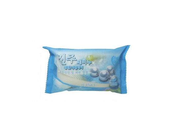 JUNO Pearl Peeling Soap - Мыло с отшелушивающим эффектом с жемчугом 150 гр, Объём: 150 гр