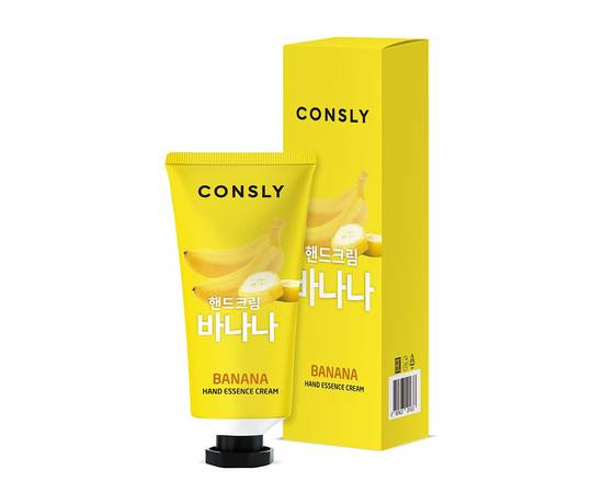 Consly Banana Hand Essence Cream - Крем-сыворотка для рук с экстрактом банана 100 мл, Объём: 100 мл
