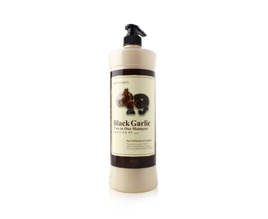 LUNARIS Black Garlic Two In One Shampoo - Шампунь для волос 2-в-1 с черным чесноком 1500 мл, Объём: 1500 мл