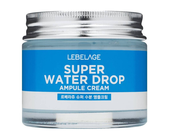 LEBELAGE Super Water Drop Ampule Cream - Ампульный крем суперувлажняющий 70 мл, Объём: 70 мл
