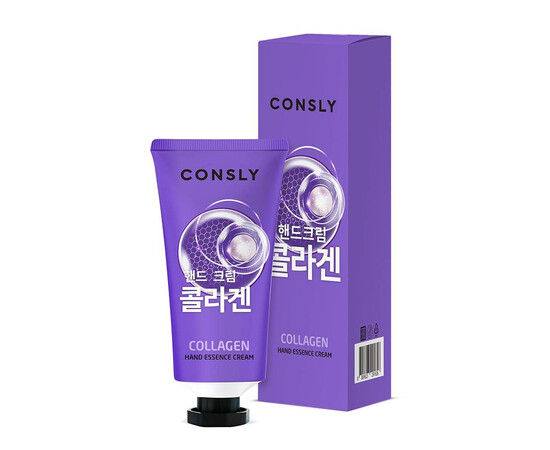 Consly Collagen Hand Essence Cream - Крем-сыворотка для рук с коллагеном 100 мл, Объём: 100 мл