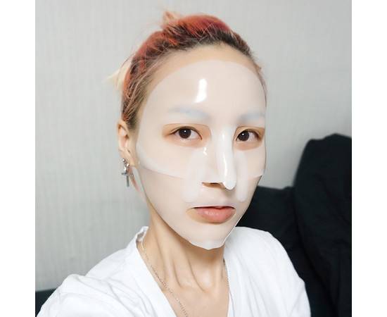 KOELF Pearl Shea Butter Hydro Gel Mask Pack - Гидрогелевая маска для лица с жемчужной пудрой и маслом ши 30 гр, Объём: 30 гр, изображение 2