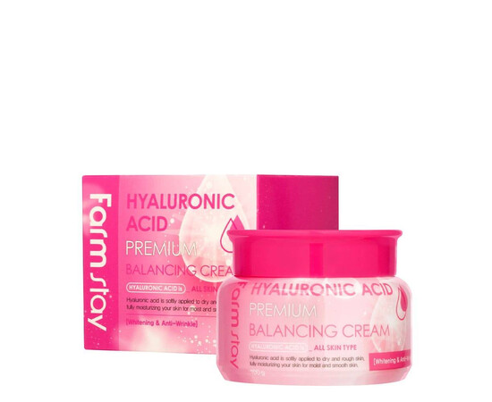 FarmStay Hyaluronic Acid Premium Balancing Cream - Балансирующий крем с гиалуроновой кислотой 100 гр, Объём: 100 гр