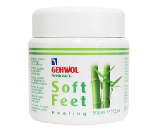 Gehwol Fusskraft Scrub Soft Feet - Пилинг Бамбук и Жожоба 500 мл, Объём: 500 мл