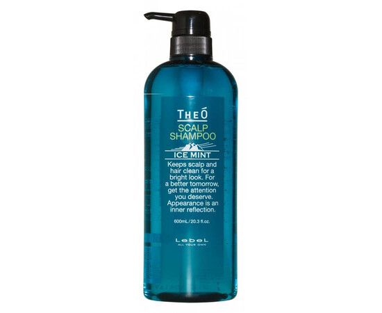 Lebel Theo Scalp Ice Mint Shampoo - Шампунь для мужчин 600 мл, Объём: 600 мл