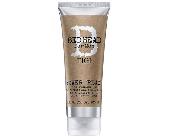 TIGI Bed Head B for Men Power Play Firm Finish Gel - Гель для волос сильной фиксации 200 мл