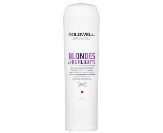 Goldwell Dualsenses Blondes Highlights Anti-Yellow Conditioner - Кондиционер против желтизны 200 мл, Объём: 200 мл