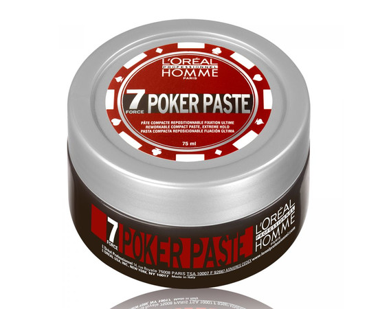 Loreal Homme Poker Paste - Моделирующая компактная паста 75 мл