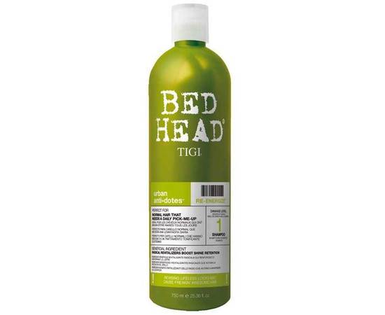 TIGI Bed Head Urban Anti+dotes Re-Energize 1 - Шампунь для нормальных волос 750 мл, Объём: 750 мл