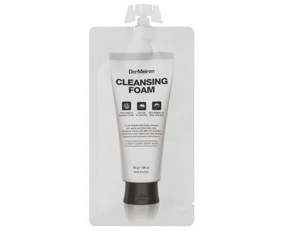 DerMeiren Cleansing Foam - Пенка для глубокого очищения кожи с экстрактом водорослей 30 гр