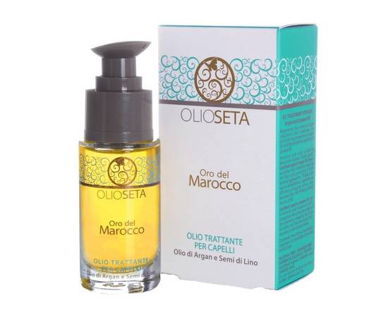Barex Olioseta Oro del Marocco Oil Treatment for Hair - Масло-уход с маслом арганы и маслом семян льна 30 мл, Объём: 30 мл