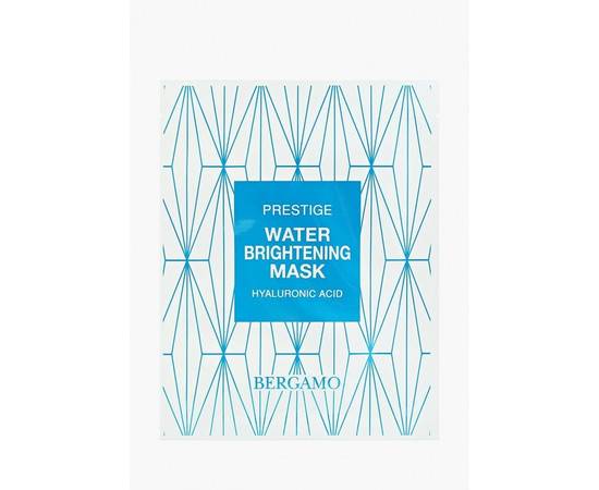 BERGAMO Prestige Water Brightening Mask - Маска тканевая для увлажнения и сияния кожи 28 мл