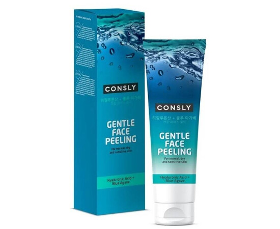 CONSLY Gentle Face Peeling with Hyaluronic Acid and Agave - Отшелушивающий гель для деликатного очищения 120 мл