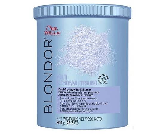 Wella Blondor Multi Blonde Powder - Порошок для осветления и тонирования 800 гр, Объём: 800 гр