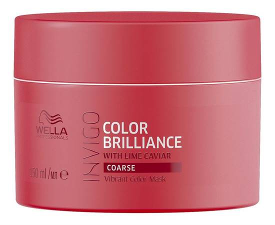 Wella Invigo Color Brilliance Coarse Protection Mask - Маска для защиты цвета окрашенных ЖЁСТКИХ волос 150 мл, Объём: 150 мл