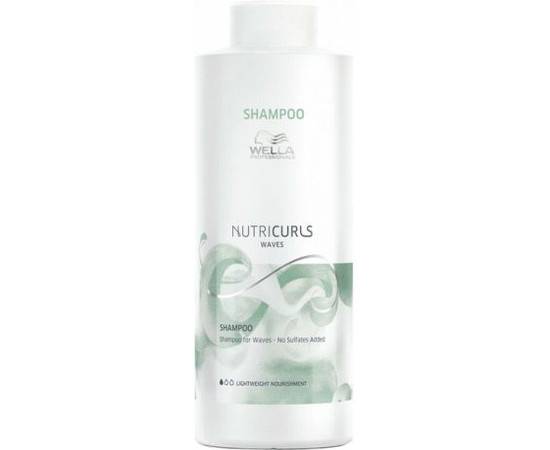 Wella NutriCurls Shampoo for Waves - No Sulfates Added - Бессульфатный шампунь для вьющихся волос 1000 мл, Объём: 1000 мл