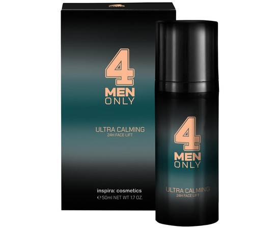 Inspira 4 Men only 24h Skin Supercharger - Легкий укрепляющий крем-гель для лица 24-часового действия 50 мл