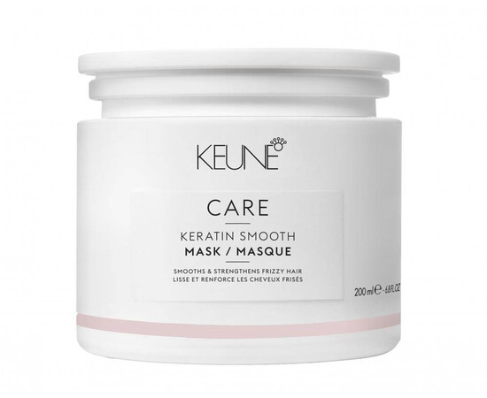 Keune Keratin Smooth Range Mask - Маска лечебная Кератиновый локон 200 мл