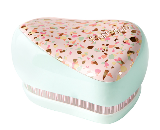 Tangle Teezer Compact Styler Terrazzo - Расческа розовый/золотой/белый, изображение 2