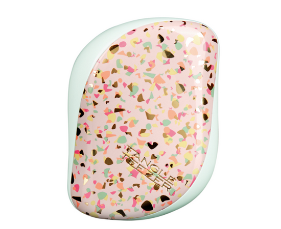 Tangle Teezer Compact Styler Terrazzo - Расческа розовый/золотой/белый