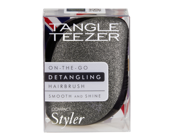 Tangle Teezer Compact Styler Onyx Sparkle - Расческа черный с блестками, изображение 4