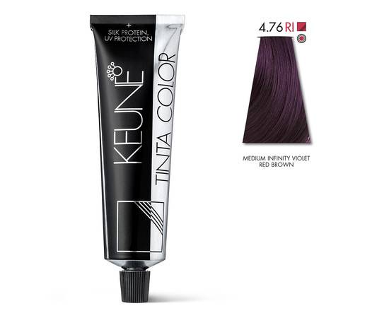 Keune Tinta Color 4.76 RI - Средний фиолетово-красный шатен инфити 60 мл