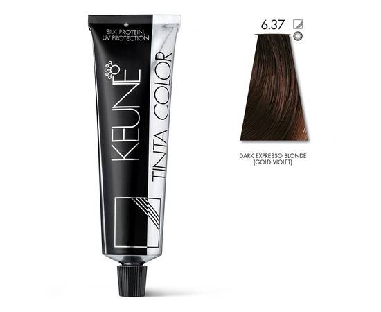Keune Tinta Color 6.37 - Тёмный эспрессо блондин 60 мл