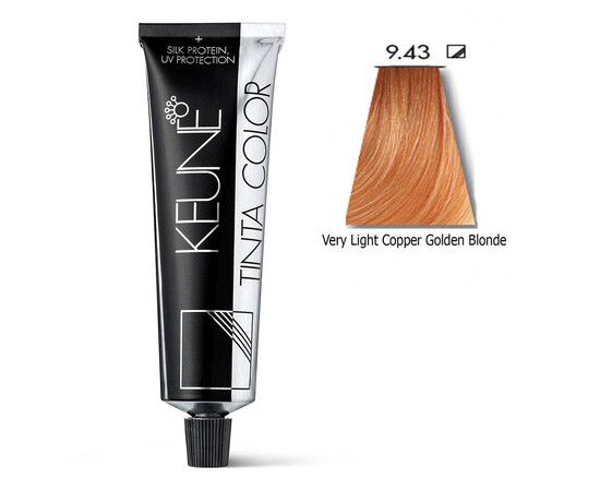 Keune Tinta Color 9.43 - Очень светлый медно-золотистый блондин 60 мл
