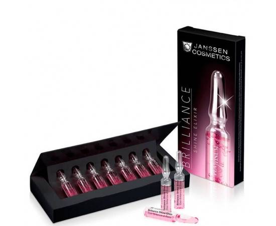 Janssen Cosmetics Brilliance Shine Elixir Ampoules - Эликсир в ампулах для сияния кожи 7 х 2 мл, Объём: 7 x 2 мл