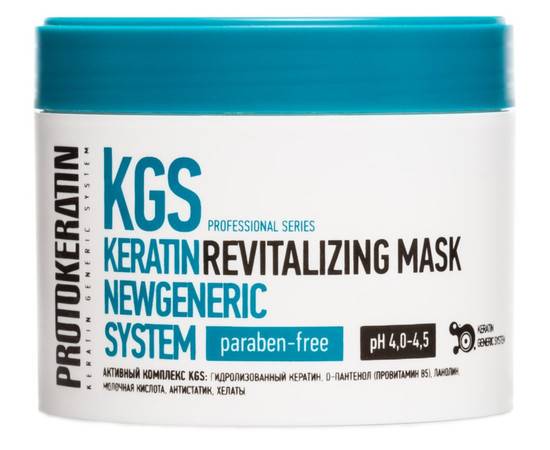 PROTOKERATIN Revitalizing Mask for Sensitive Scalp - Маска-бальзам для ухода за волосами и проблемной кожей головы 250 мл