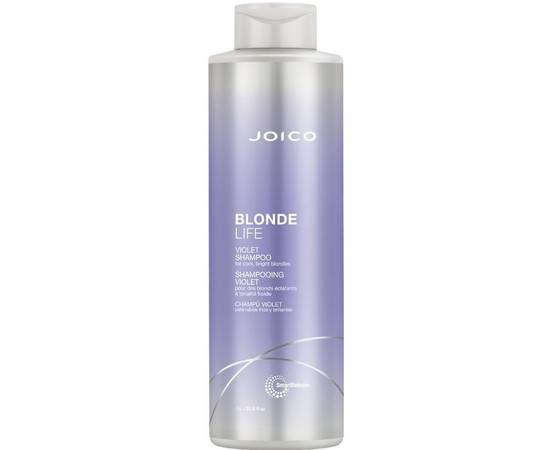 JOICO Blonde Life Violet Shampoo - Шампунь фиолетовый для холодных ярких оттенков блонда 1000 мл, Объём: 1000 мл