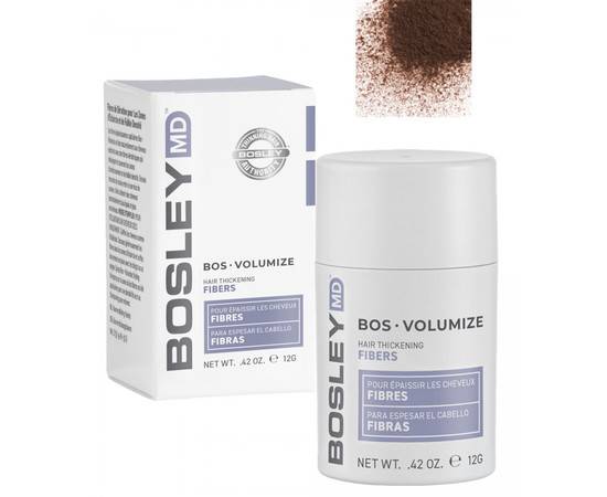 Bosley MD BOSVolumize Hair Thickening Fibers - Medium Brown - Кератиновые волокна - Средне-коричневые 12 гр