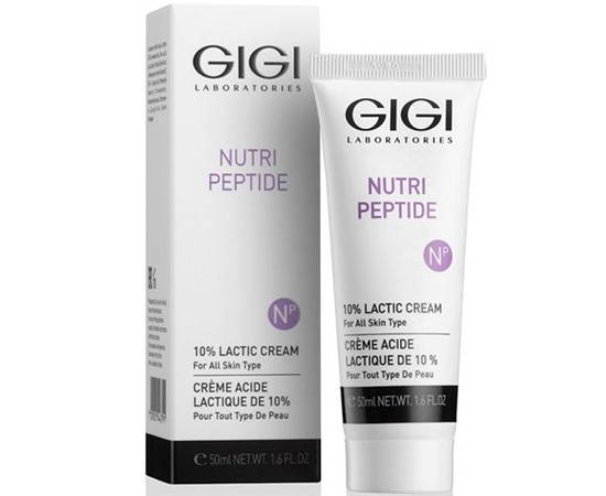 GIGI Nutri-Peptide 10% Lactic Cream - Крем пептидный увлажн с 10% молочной кислотой 50 мл