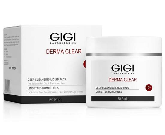 GIGI Skin Expert Derma Clear Deep Cleansing Liquid Pads - Очищающие ватные диски 60 шт