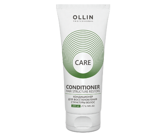 OLLIN Care Restore Conditioner - Кондиционер для восстановления структуры волос 200 мл, Объём: 200 мл