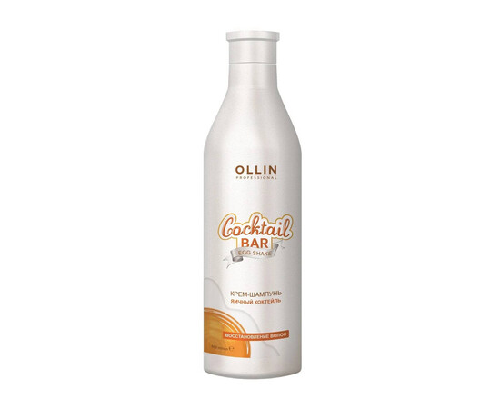 OLLIN Cocktail Bar Egg Shake - Крем-кондиционер для волос "Яичный коктейль" блеск и восстановление волос 500 мл, Объём: 500 мл