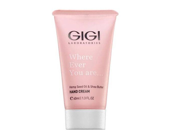 GIGI Wherever you are Hand Cream - Крем для Рук с маслом семян Конопли и Маслом Ши 40 мл