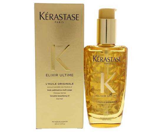 Kerastase Elixir Ultime Versatile Beautifying Oil - Многофункциональное масло для всех типов волос 100 мл, Объём: 100 мл