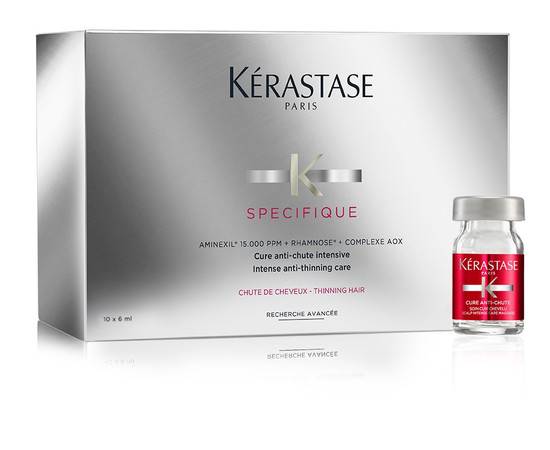 Kerastase Specifique Aminexil Force R - Интенсивный курс от выпадения 10 х 6 мл, Упаковка: 10 х 6 мл