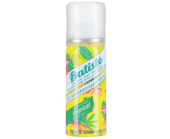 Batiste Dry Shampoo Tropical - Шампунь сухой с ароматом тропических фруктов 50 мл, Объём: 50 мл