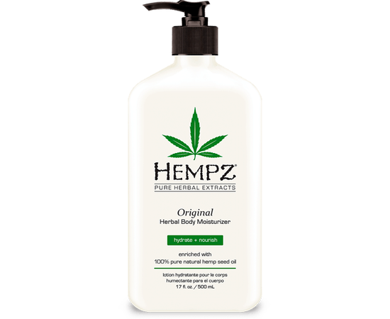 Hempz Original Herbal Moisturizer - Молочко для тела увлажняющее Оригинальное 500 мл