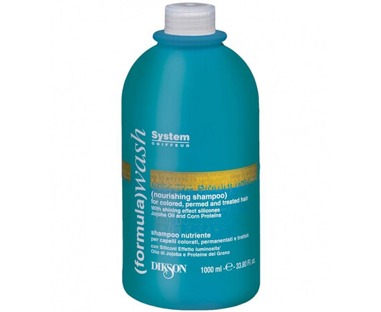 DIKSON Formula WASH Nourishing Shampoo - Питательный шампунь для ухода за окрашенными и поврежденными волосами 1000 мл