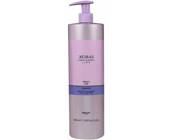 DIKSON Keiras Daily Use Shampoo For All Hair Types - Ежедневный шампунь 1000 мл, Объём: 1000 мл