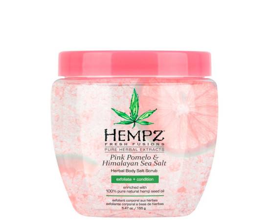 Hempz Pink Pomelo Himalayan Sea Salt Herbal Body Salt Scrub - Скраб для тела Помело и Гималайская соль 155 гр