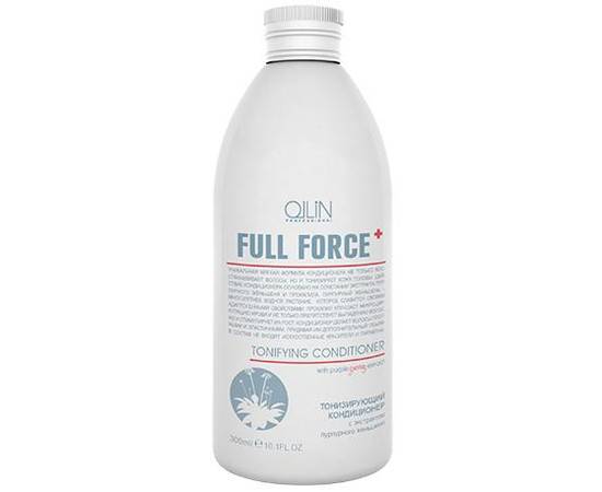 OLLIN Full Force Tonifying Conditioner - Тонизирующий кондиционер с экстрактом пурпурного женьшеня 300 мл, Объём: 300 мл