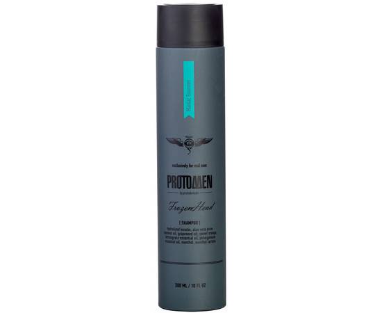 PROTOKERATIN Line Protomen FrozenHead Shampoo - Крио-Шампунь мужской для душа 300 мл, Объём: 300 мл